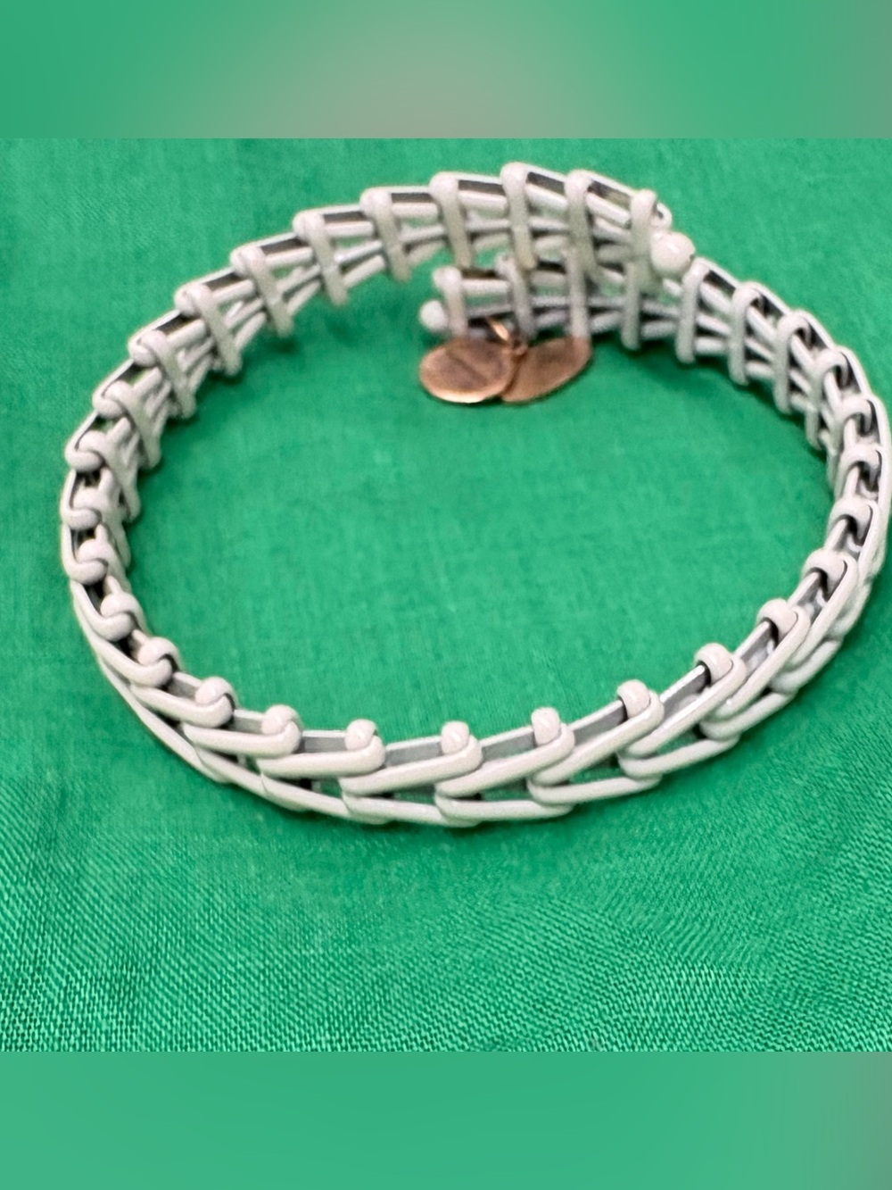 Alex and Ani Vintage White Bangle Bracelet for Women